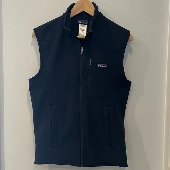 Patagonia Dark Blue Better Sweater Fleece Zip-Up Vest - Picture 2 of 5
